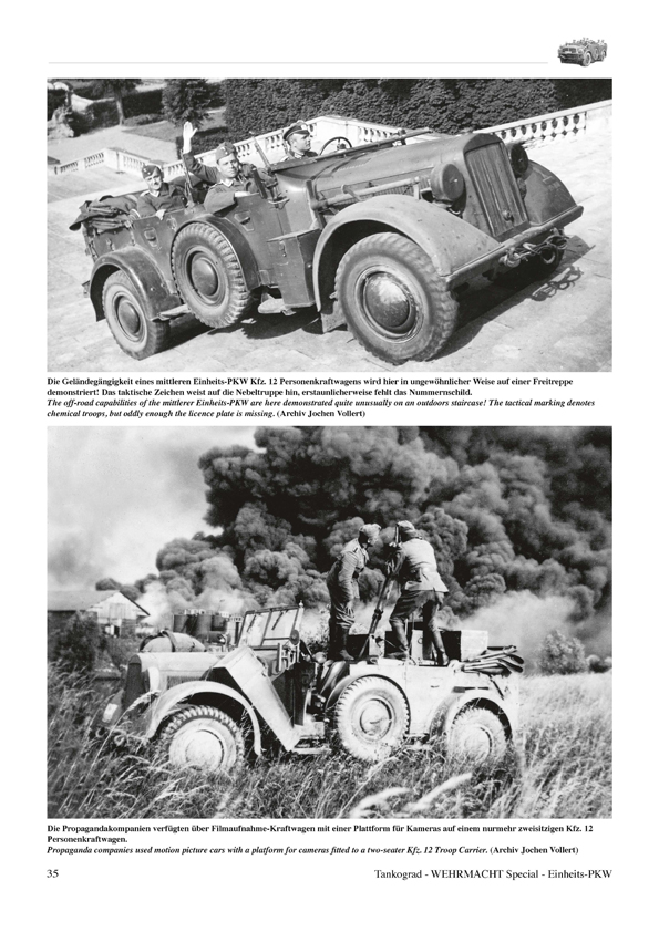 Einheits-PKW<br>German Standardised 'Einheits-PKW' Field Cars of World War  Two - TANKOGRAD Publishing - Verlag Jochen Vollert - Militärfahrzeug
